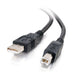 C2G CG28101 1m USB 2.0 A/B Cable - Black (3.3 ft)