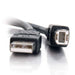 C2G CG28102 2m USB 2.0 A/B Cable - Black (6.6 ft)
