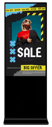 Clevertouch CL Totem Display 49” (12949CMTOTEM) Freestanding Poster Freestanding Digital Signage Display CleverTouch