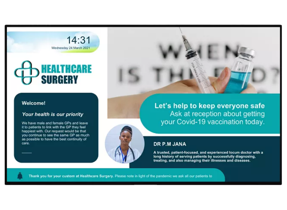 Clevertouch CL Pro 65" 4K Ultra HD All-in-One Commercial Display | 12965CLPROXTR