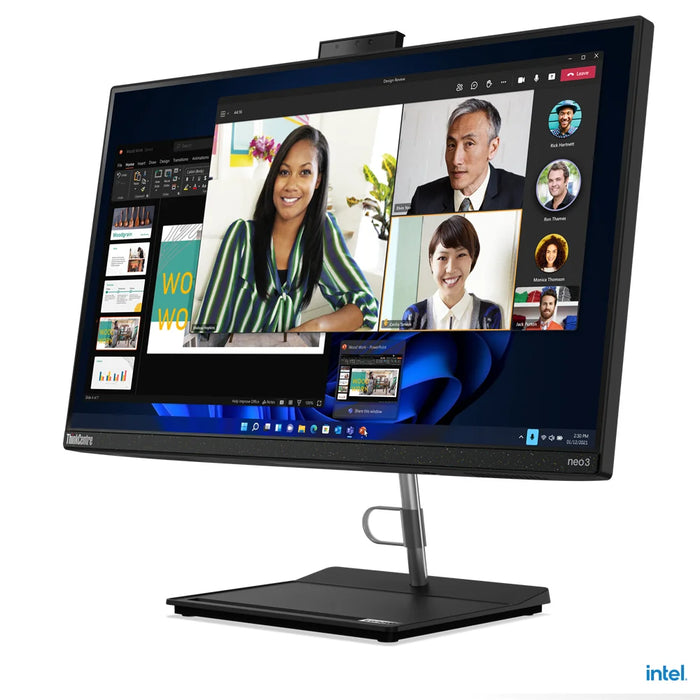 Lenovo ThinkCentre neo 30a 24" Full HD 12CE0085UK Intel Core i5 12th Gen i5-12450H 8 GB RAM 256 GB SSD All-in-One Computer Desktop PC Lenovo