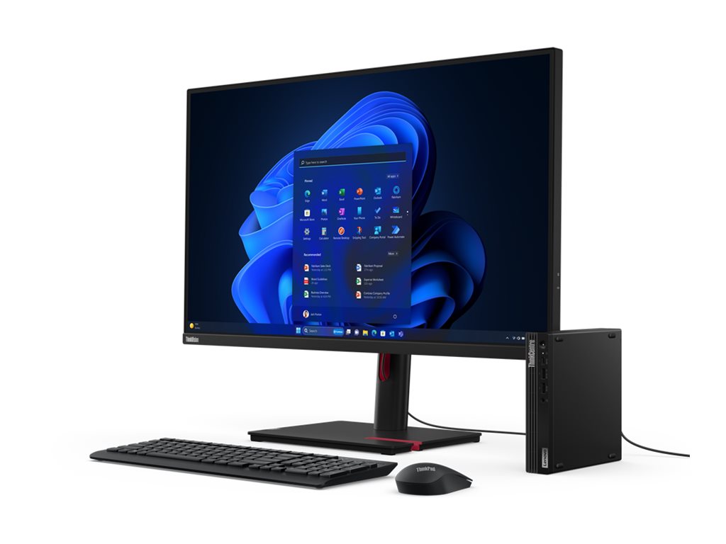 Lenovo ThinkCentre M70q Gen 5 Core i7-14700T 16GB RAM 512GB SSD Win11 Pro Desktop PC | 12TD0094UK Desktop PC Lenovo