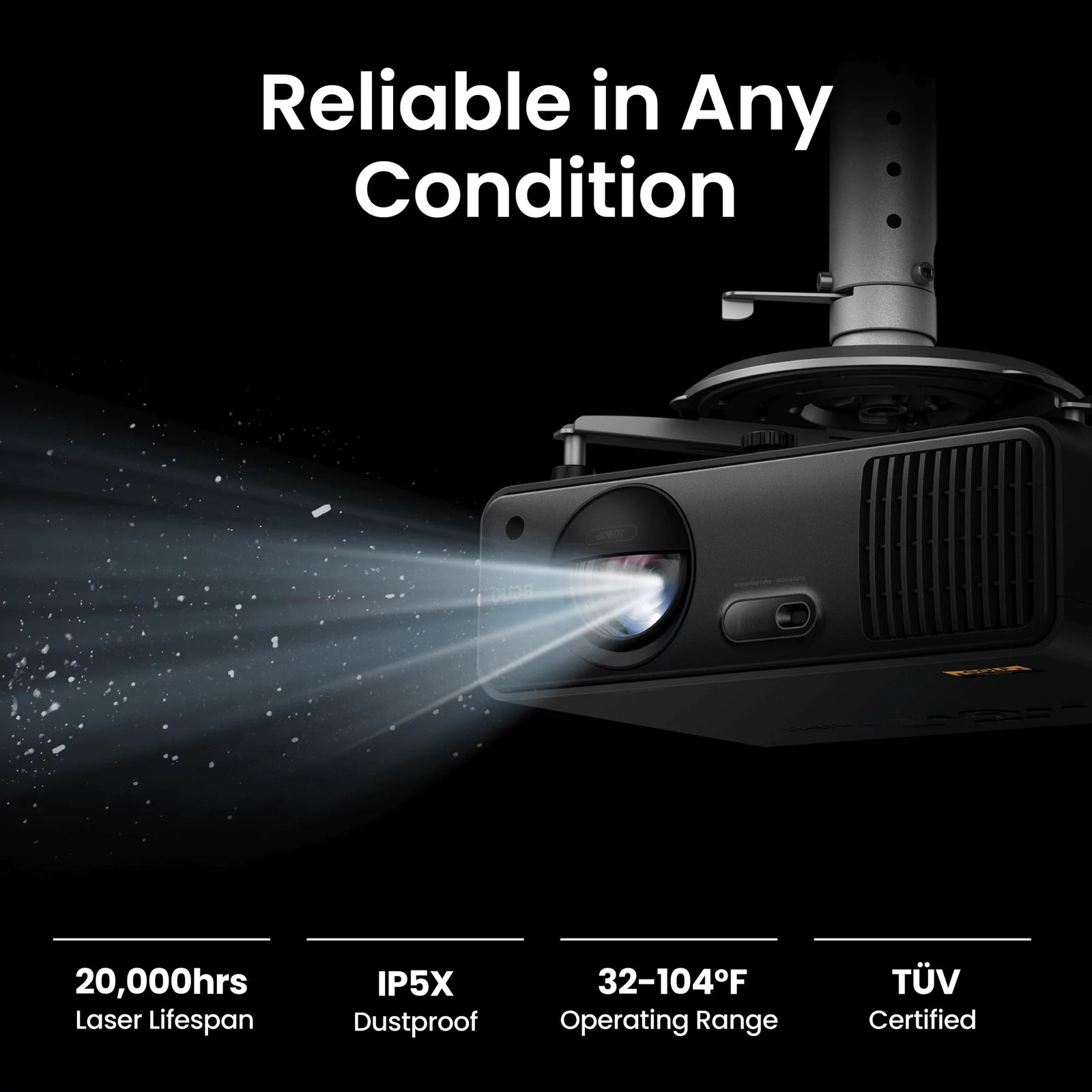 BenQ AH700ST 4000 Lumen Short Throw 1080P Laser Golf Simulator Projector | 9H.JST77.13E Projector BenQ