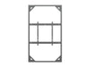Multibrackets M Pro Series Enclosure 86" Wall Large Black Signage Display Enclosures Multibrackets