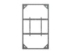 Multibrackets M Pro Series Enclosure 86" Wall Large Black Signage Display Enclosures Multibrackets
