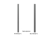 Multibrackets M Pro Series Enclosure 86" Wall Large Black Signage Display Enclosures Multibrackets