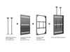 Multibrackets M Pro Series Enclosure 86" Wall Large Black Signage Display Enclosures Multibrackets
