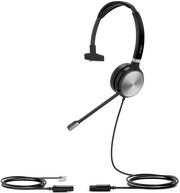 Yealink YHS36 Wired Head-band Office/Call Center Black & Silver Headset Headset Yealink