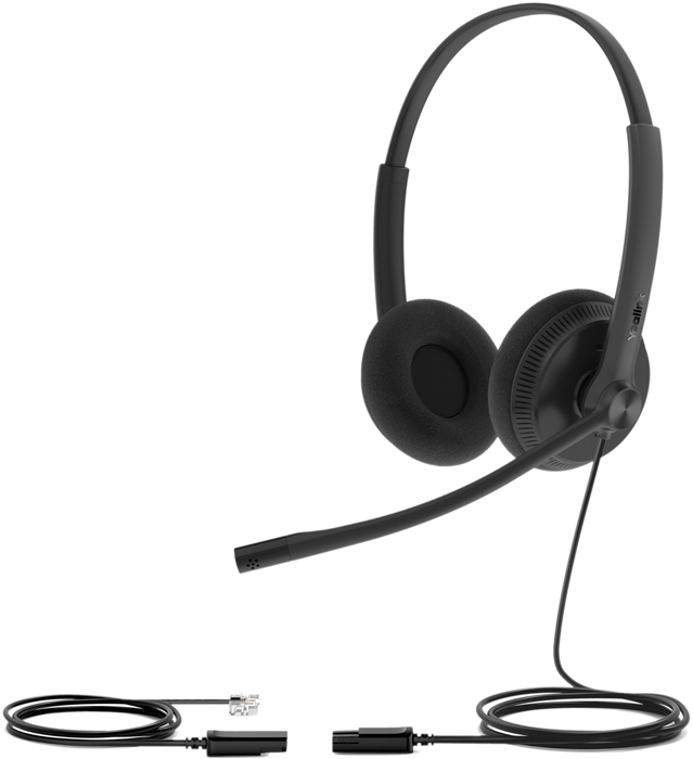 Yealink YHS34 Lite Dual Wired Headset | 1308029