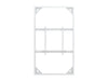 Multibrackets M Pro Series Enclosure 86" Wall Large White Signage Display Enclosures Multibrackets