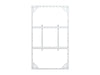 Multibrackets M Pro Series Enclosure 86" Wall Large White Signage Display Enclosures Multibrackets