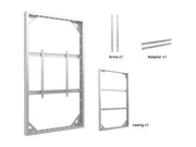 Multibrackets M Pro Series Enclosure 86" Wall Large White Signage Display Enclosures Multibrackets