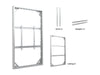 Multibrackets M Pro Series Enclosure 86" Wall Large White Signage Display Enclosures Multibrackets
