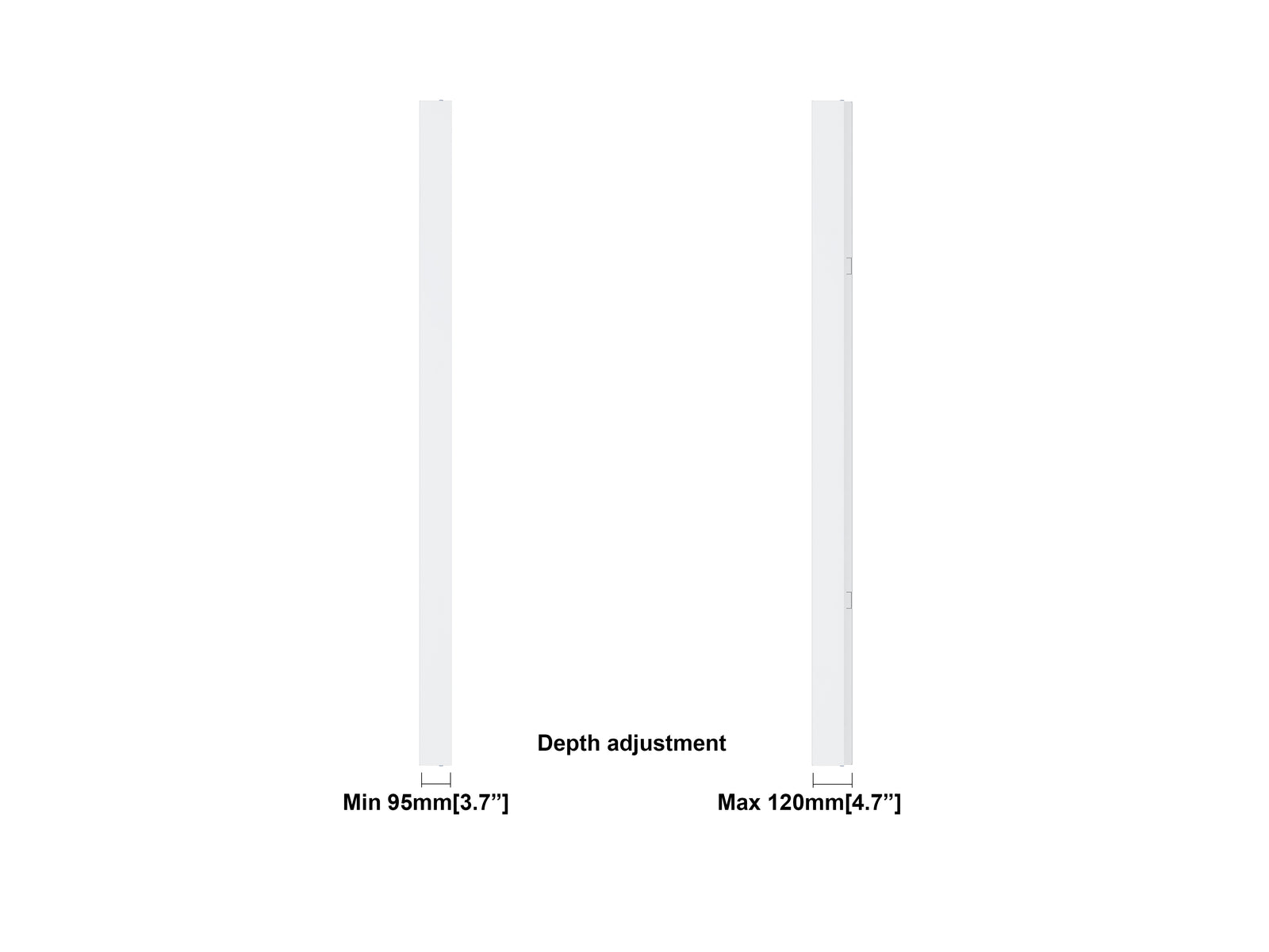 Multibrackets M Pro Series Enclosure 86" Wall Large White Signage Display Enclosures Multibrackets