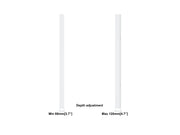 Multibrackets M Pro Series Enclosure 86" Wall Large White Signage Display Enclosures Multibrackets