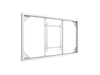 Multibrackets M Pro Series Enclosure 86" Wall Large White Signage Display Enclosures Multibrackets