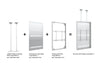 Multibrackets M Pro Series Enclosure 86" Wall Large White Signage Display Enclosures Multibrackets