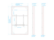 Multibrackets M Pro Series Enclosure 86" Wall Large White Signage Display Enclosures Multibrackets