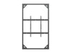 Multibrackets M Pro Series Enclosure 98" Wall Large Black Signage Display Enclosures Multibrackets