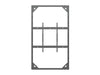 Multibrackets M Pro Series Enclosure 98" Wall Large Black Signage Display Enclosures Multibrackets
