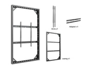 Multibrackets M Pro Series Enclosure 98" Wall Large Black Signage Display Enclosures Multibrackets