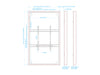 Multibrackets M Pro Series Enclosure 98" Wall Large Black Signage Display Enclosures Multibrackets