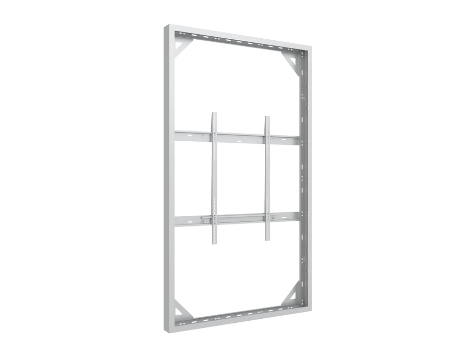Multibrackets M Pro Series Enclosure 98" Wall Large White Signage Display Enclosures Multibrackets