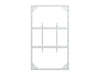 Multibrackets M Pro Series Enclosure 98" Wall Large White Signage Display Enclosures Multibrackets