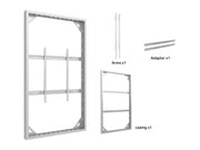 Multibrackets M Pro Series Enclosure 98" Wall Large White Signage Display Enclosures Multibrackets
