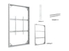 Multibrackets M Pro Series Enclosure 98" Wall Large White Signage Display Enclosures Multibrackets
