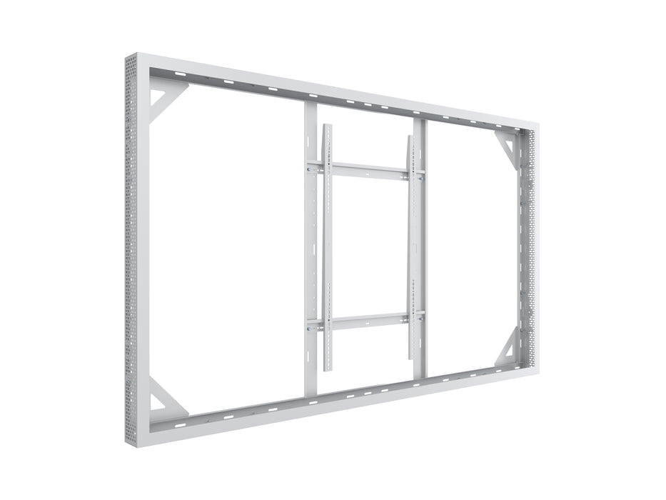 Multibrackets M Pro Series Enclosure 98" Wall Large White Signage Display Enclosures Multibrackets