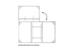 Multibrackets M Pro Series Enclosure 98" Wall Large White Signage Display Enclosures Multibrackets
