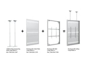 Multibrackets M Pro Series Enclosure 98" Wall Large White Signage Display Enclosures Multibrackets