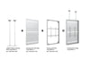 Multibrackets M Pro Series Enclosure 98" Wall Large White Signage Display Enclosures Multibrackets