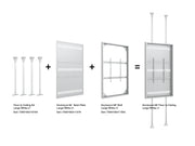 Multibrackets M Pro Series Enclosure 98" Wall Large White Signage Display Enclosures Multibrackets