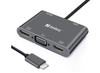 Sandberg USB-C Dock 2xHDMI 1xVGA | 136-35