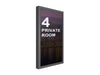 Multibrackets M Pro Series Enclosure QB24R & QB24C Black Signage Display Enclosures Multibrackets