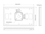 Multibrackets M Pro Series Enclosure QB24R & QB24C Black Signage Display Enclosures Multibrackets