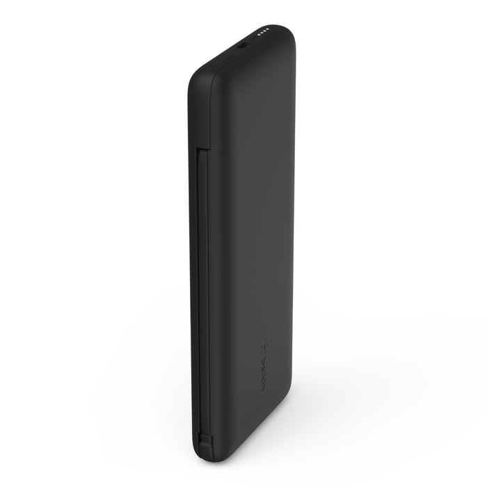 Belkin BoostCharge Plus 10K USB-C Power Bank with Integrated Cables | BPB006BTBLK