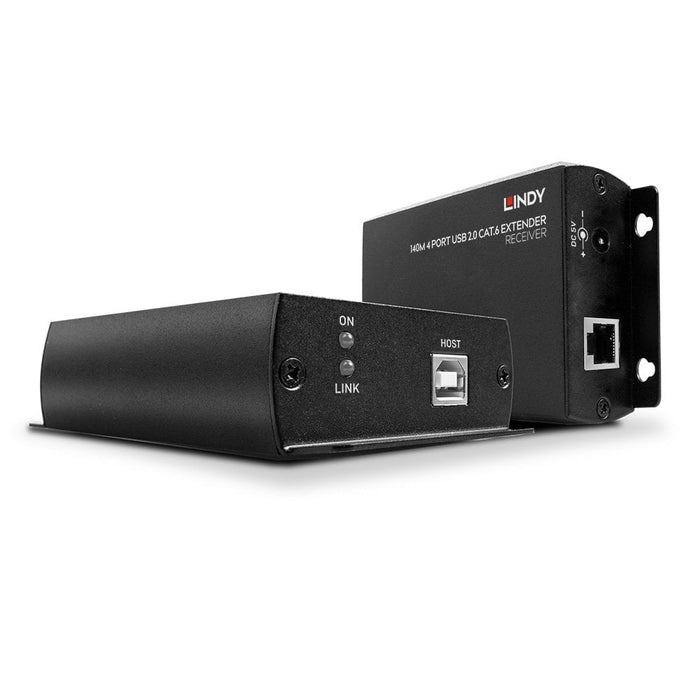 Lindy 140m 4 Port USB 2.0 Cat.6 Extender | 42710