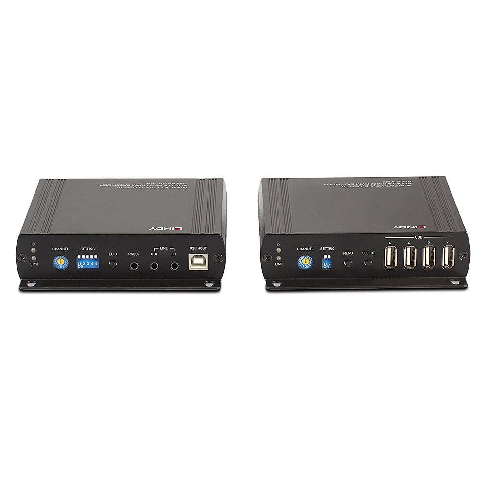 Lindy 140m Cat.6 DVI-D, USB, Audio & RS-232 KVM Extender | 39245 AV Extender Lindy