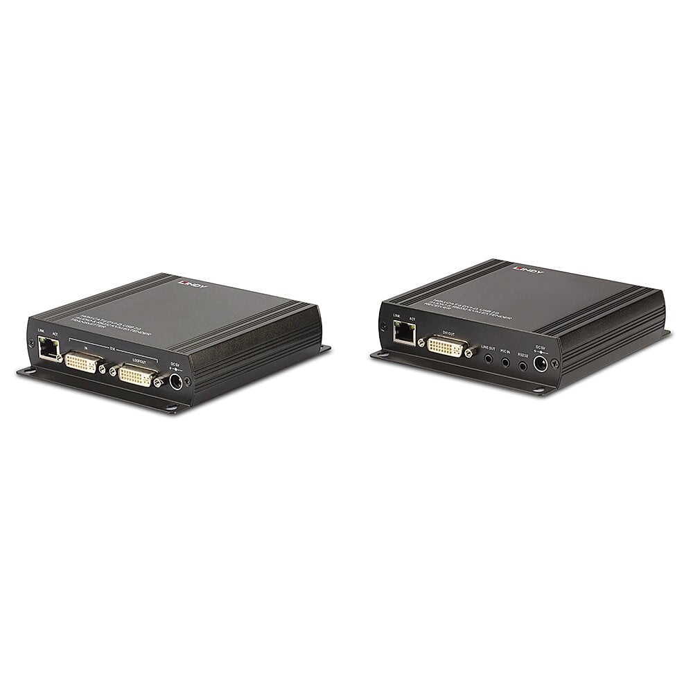 Lindy 140m Cat.6 DVI-D, USB, Audio & RS-232 KVM Extender | 39245 AV Extender Lindy