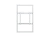 Multibrackets M Pro Series Enclosure 50" Wall Medium White Signage Display Enclosures Multibrackets