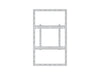 Multibrackets M Pro Series Enclosure 50" Wall Medium White Signage Display Enclosures Multibrackets