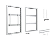 Multibrackets M Pro Series Enclosure 50" Wall Medium White Signage Display Enclosures Multibrackets