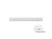 Multibrackets M Pro Series Enclosure 50" Wall Medium White Signage Display Enclosures Multibrackets