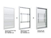 Multibrackets M Pro Series Enclosure 50" Wall Medium White Signage Display Enclosures Multibrackets