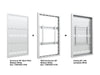 Multibrackets M Pro Series Enclosure 50" Wall Medium White Signage Display Enclosures Multibrackets