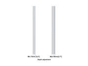 Multibrackets M Pro Series Enclosure 50" Wall Medium White Signage Display Enclosures Multibrackets