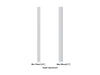 Multibrackets M Pro Series Enclosure 50" Wall Medium White Signage Display Enclosures Multibrackets